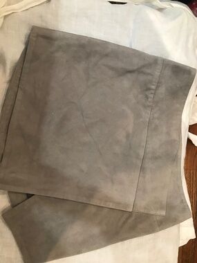 Michelle Mason suede mini skirt 0 nwt